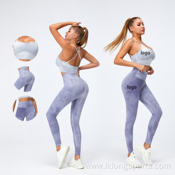 High Waist Pants Sports Bra Leggings For Women